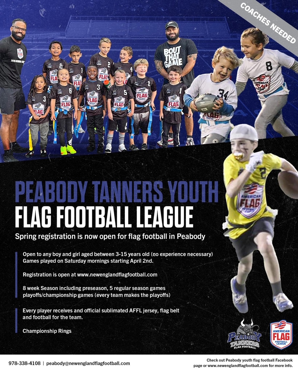 Peabody Youth Flag Football Registration : Peabody Public Schools